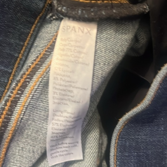 SPANK Distressed Ankle Skinny Jeans, Sz Small Distressed Medium Wash - Picture 9 of 11